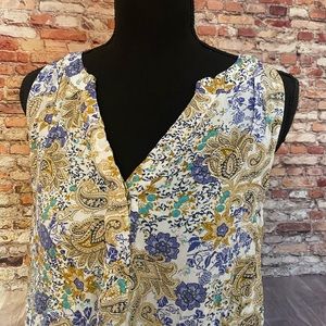 Women’s L tank top with floral print